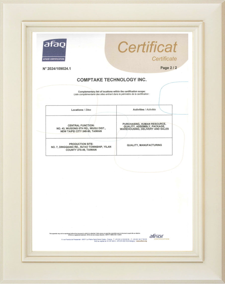 AS9100:D / JISQ 9100:2016 / EN 9100:2018